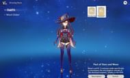 A player who is about to equip Mona's new attire (Image via Genshin Impact)